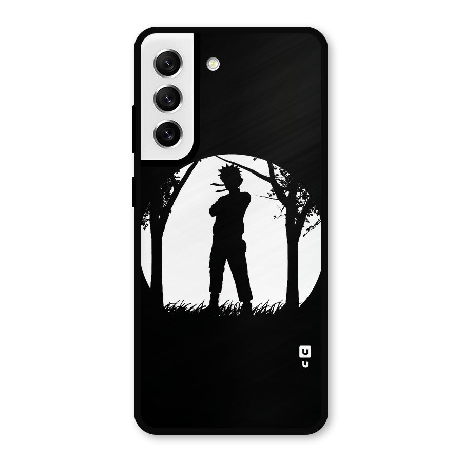 Naruto Silhouette Metal Back Case for Galaxy S21 FE 5G