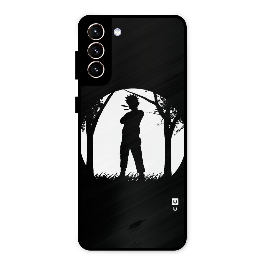 Naruto Silhouette Metal Back Case for Galaxy S21 Plus
