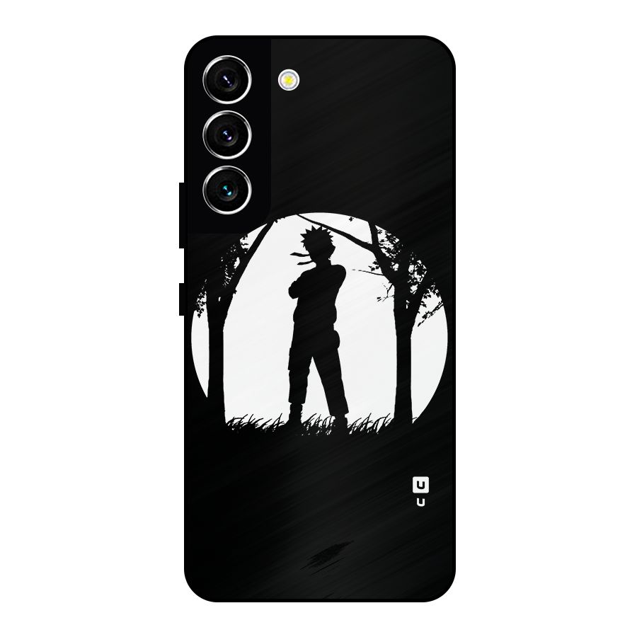 Naruto Silhouette Metal Back Case for Galaxy S22 5G