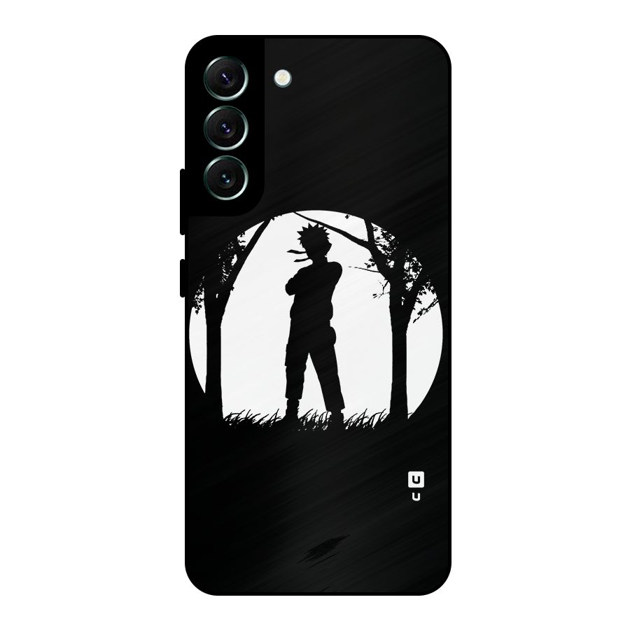 Naruto Silhouette Metal Back Case for Galaxy S22 Plus 5G