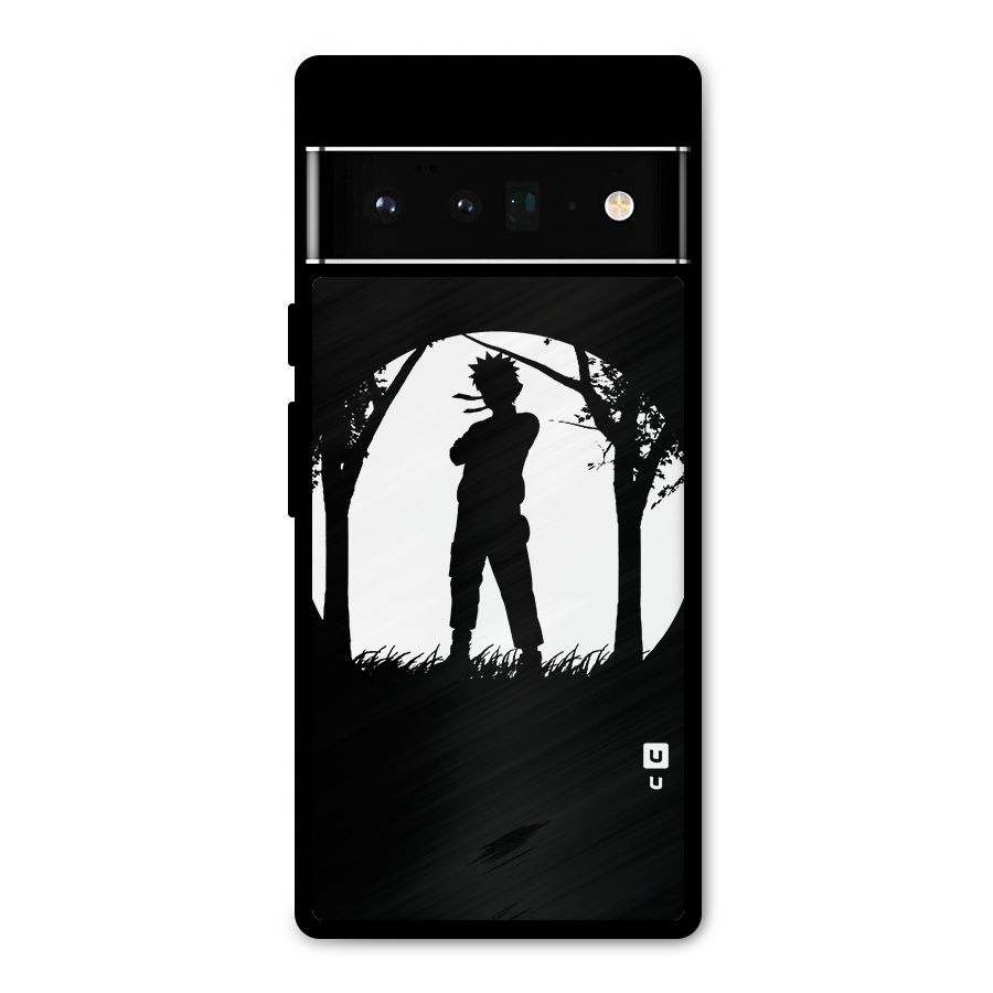 Naruto Silhouette Metal Back Case for Google Pixel 6 Pro