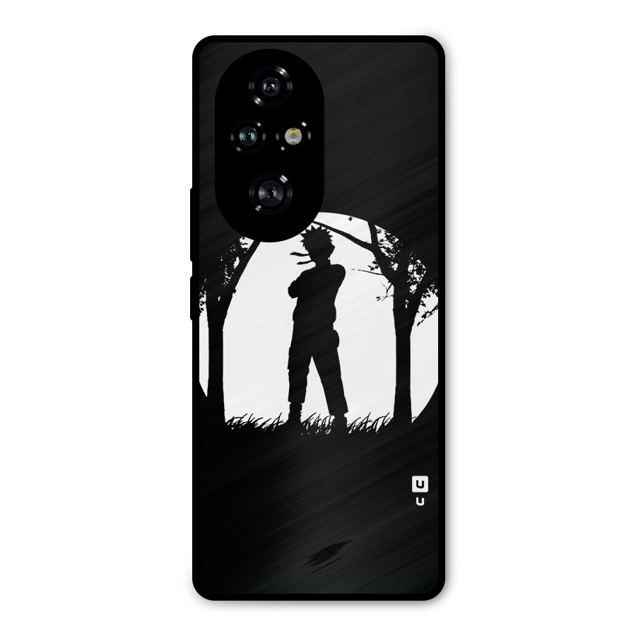 Naruto Silhouette Metal Back Case for Honor 200 Pro