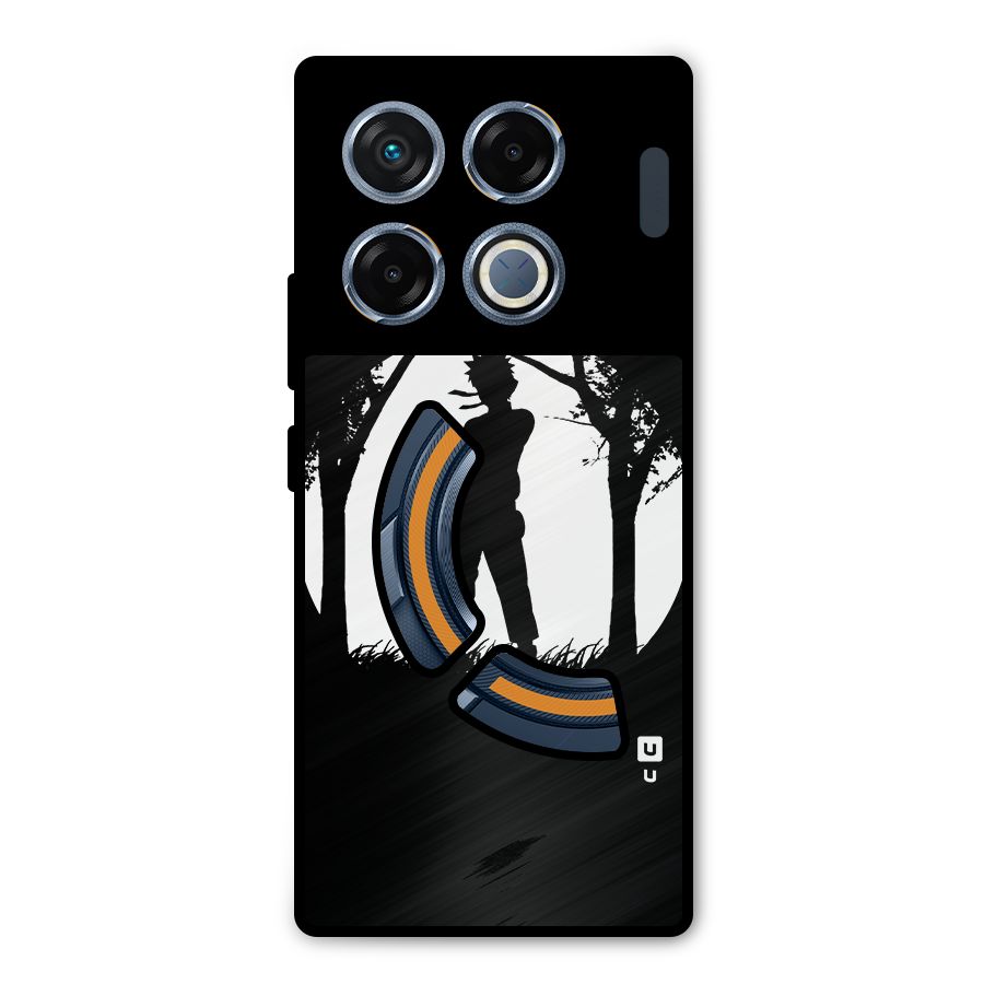 Naruto Silhouette Metal Back Case for Infinix GT 20 Pro