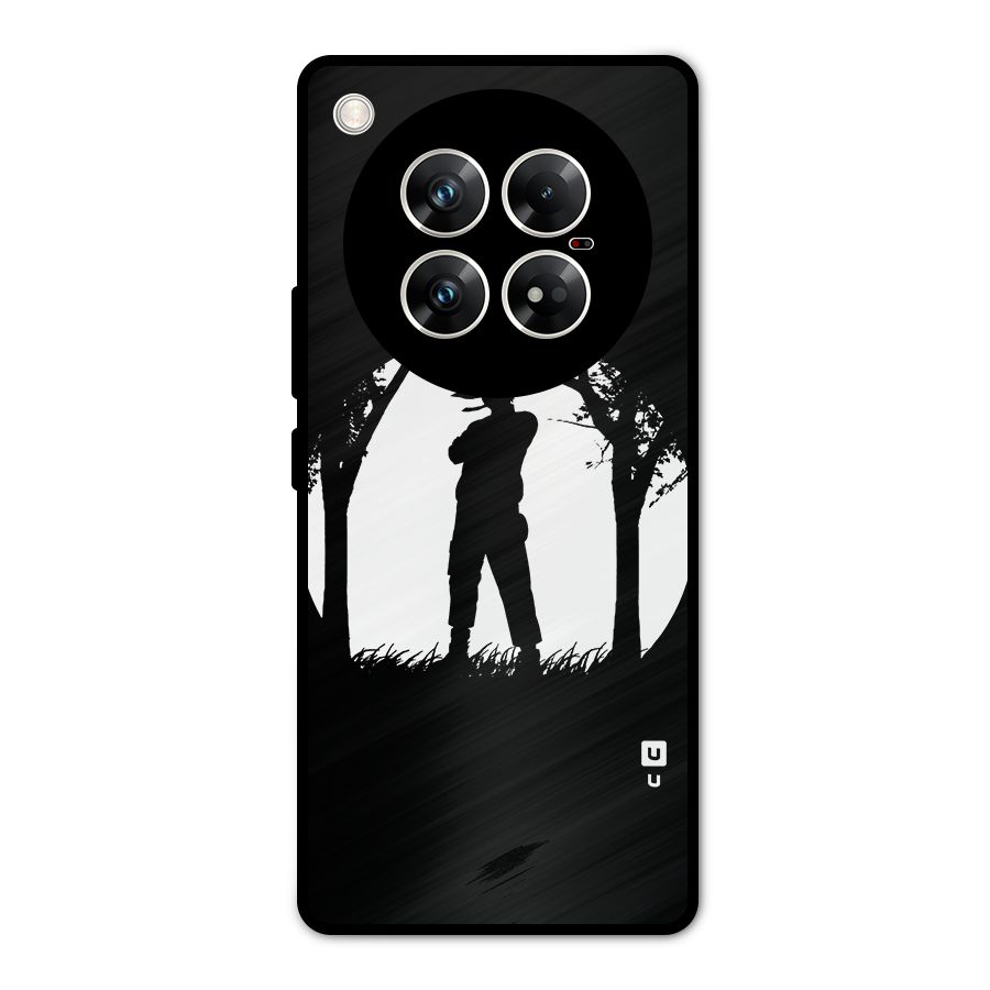Naruto Silhouette Metal Back Case for Infinix Zero 40 5G