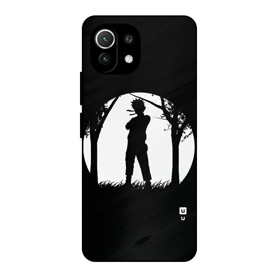 Naruto Silhouette Metal Back Case for Mi 11 Lite