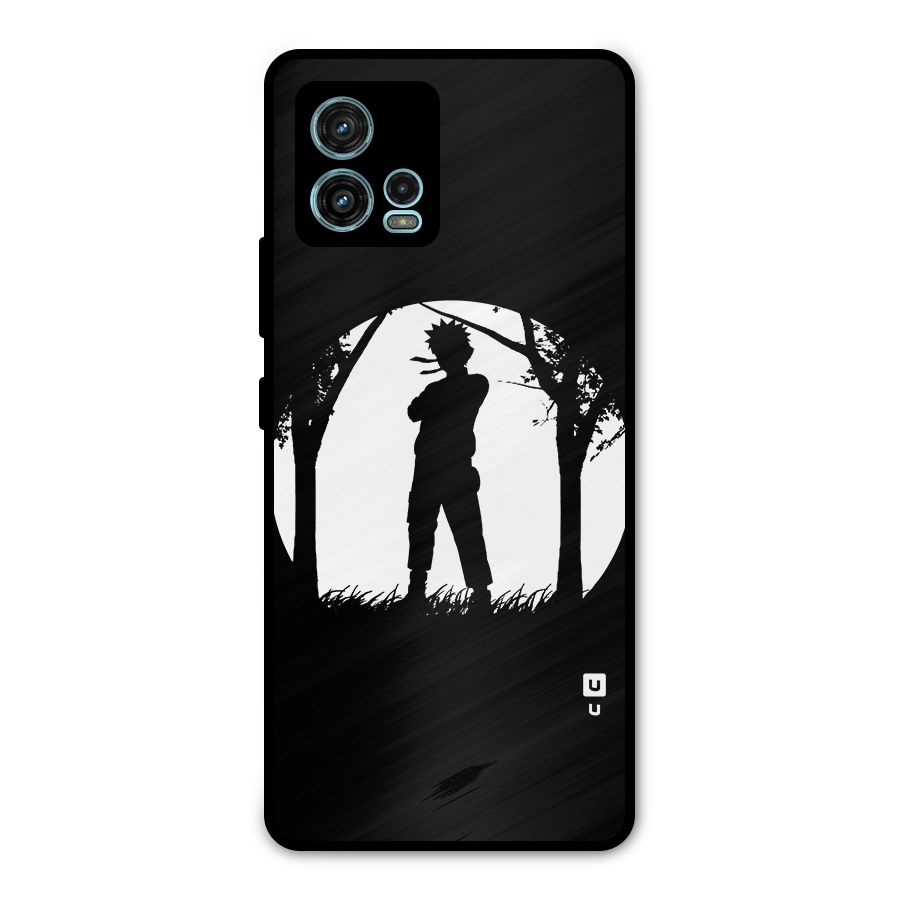 Naruto Silhouette Metal Back Case for Moto G72