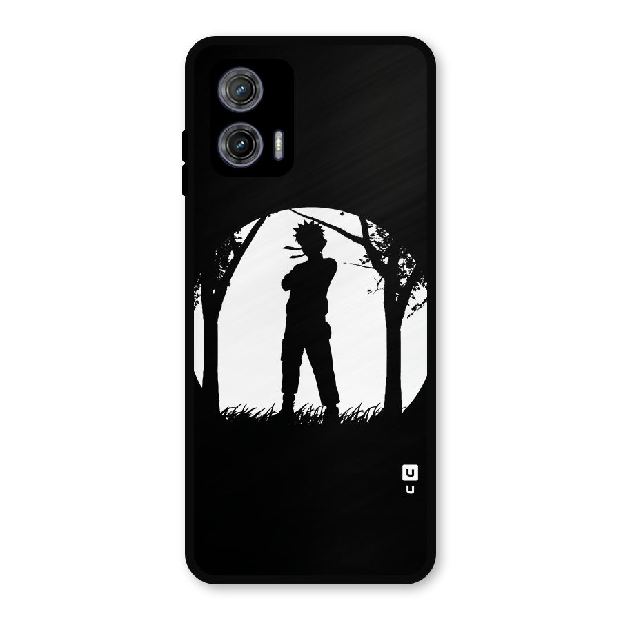 Naruto Silhouette Metal Back Case for Moto G73