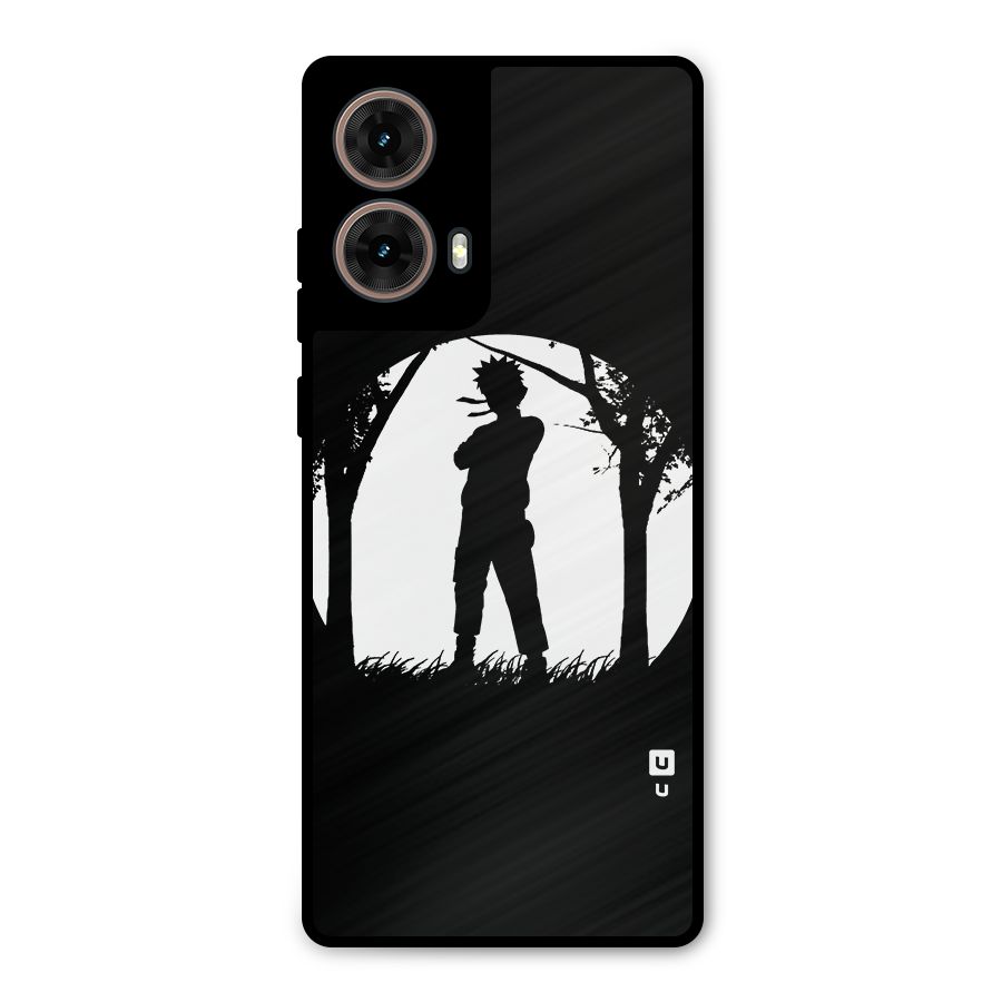 Naruto Silhouette Metal Back Case for Moto G85