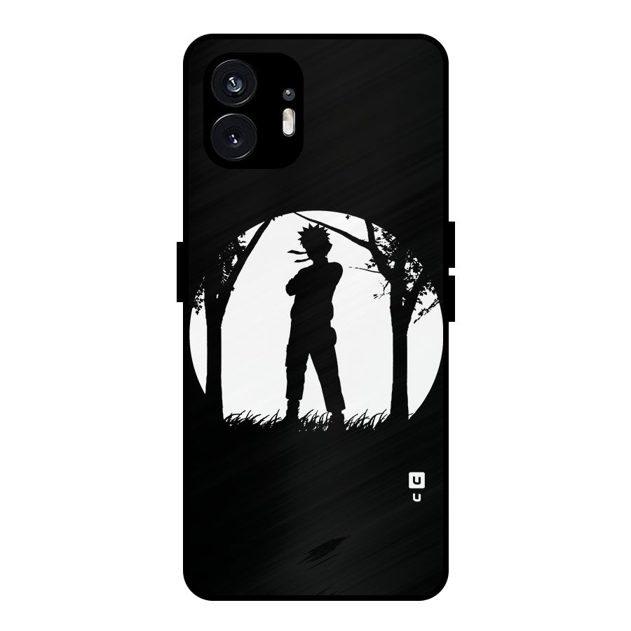 Naruto Silhouette Metal Back Case for Nothing Phone 2