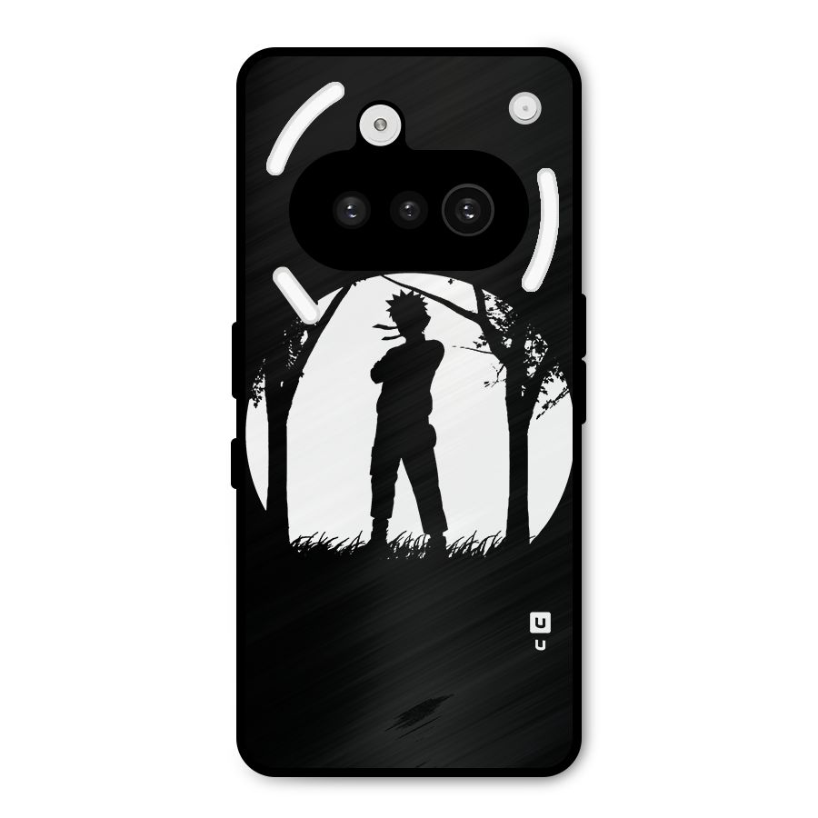Naruto Silhouette Metal Back Case for Nothing Phone 3a