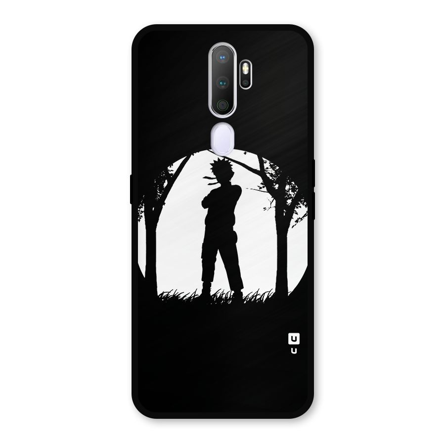 Naruto Silhouette Metal Back Case for Oppo A9 (2020)