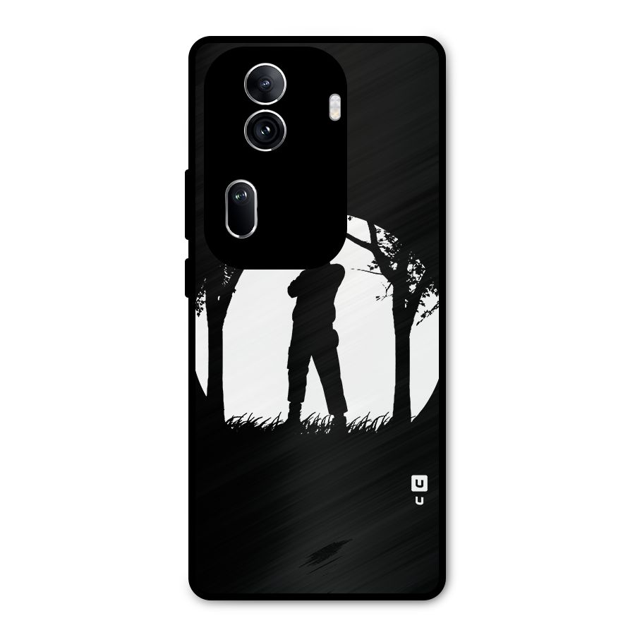Naruto Silhouette Metal Back Case for Oppo Reno11 Pro 5G