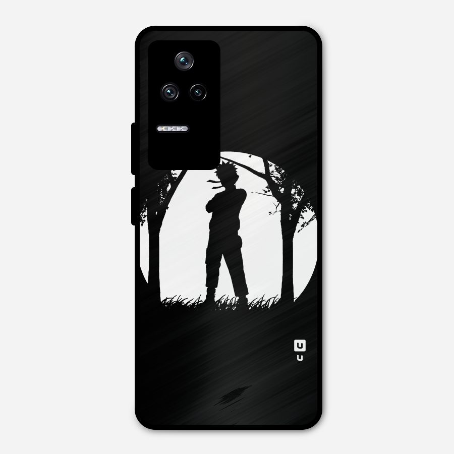 Naruto Silhouette Metal Back Case for Poco F4 5G