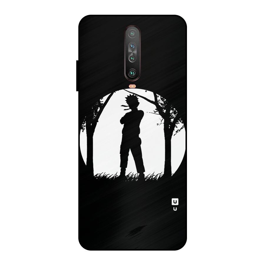 Naruto Silhouette Metal Back Case for Poco X2