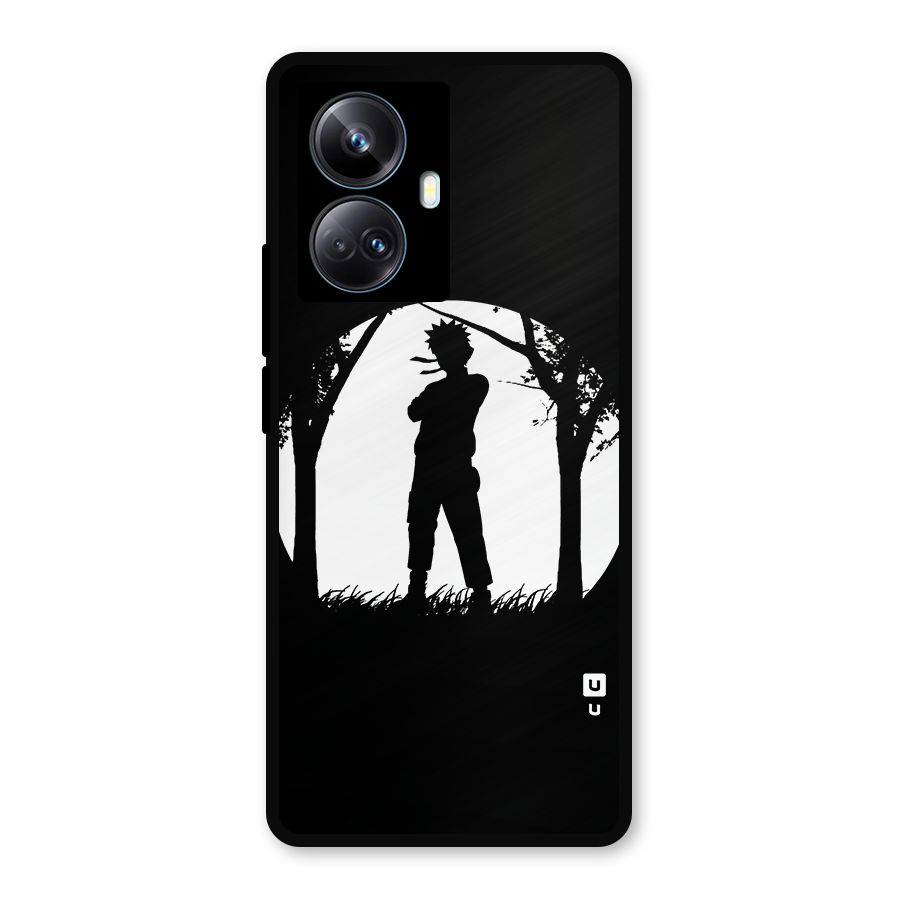 Naruto Silhouette Metal Back Case for Realme 10 Pro Plus