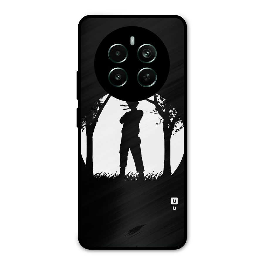 Naruto Silhouette Metal Back Case for Realme 12 Pro Plus