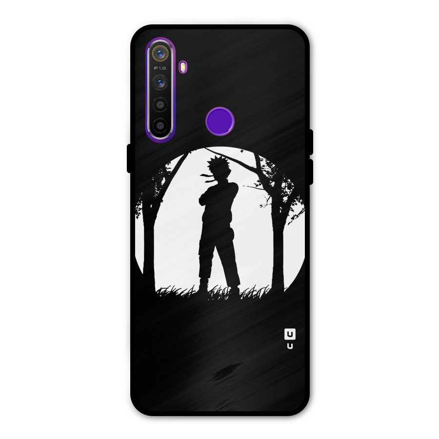 Naruto Silhouette Metal Back Case for Realme 5