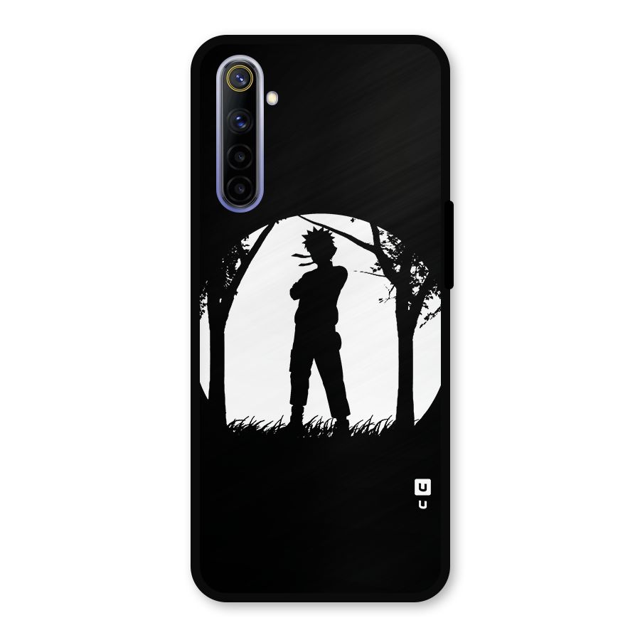Naruto Silhouette Metal Back Case for Realme 6