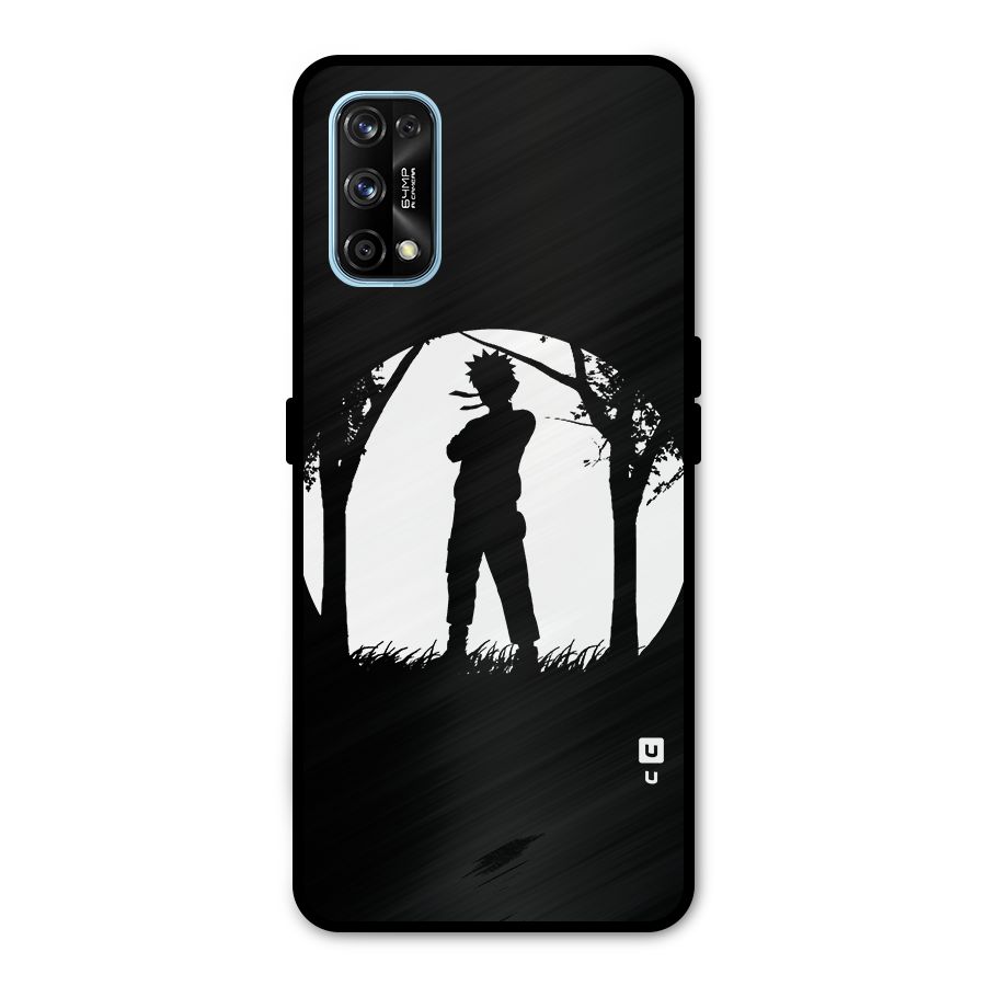 Naruto Silhouette Metal Back Case for Realme 7 Pro