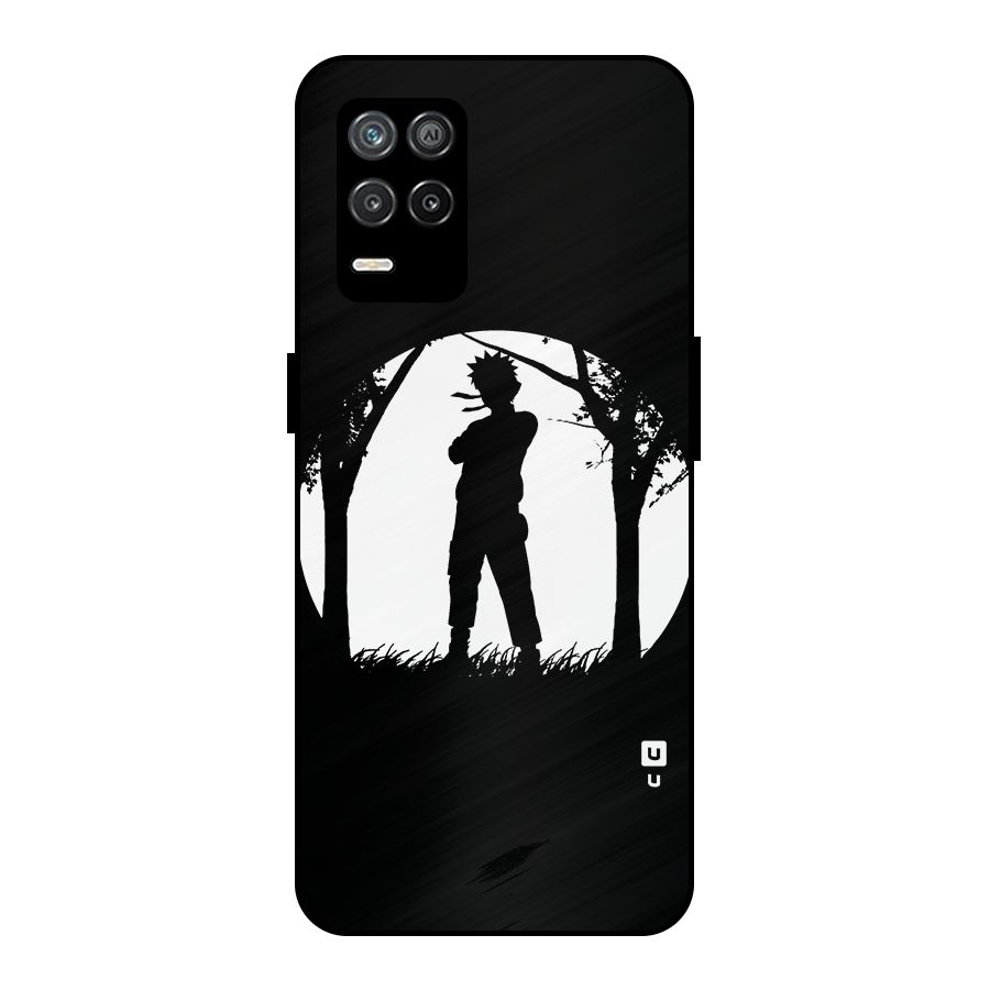 Naruto Silhouette Metal Back Case for Realme 8 5G