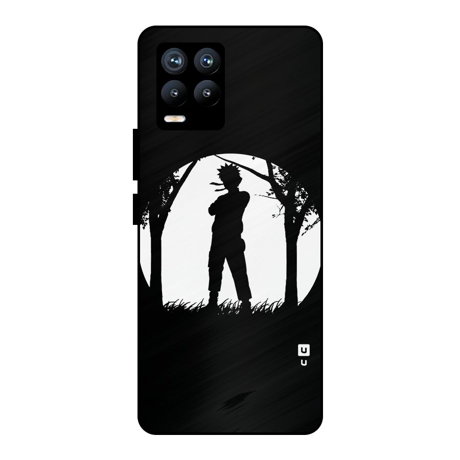 Naruto Silhouette Metal Back Case for Realme 8 Pro