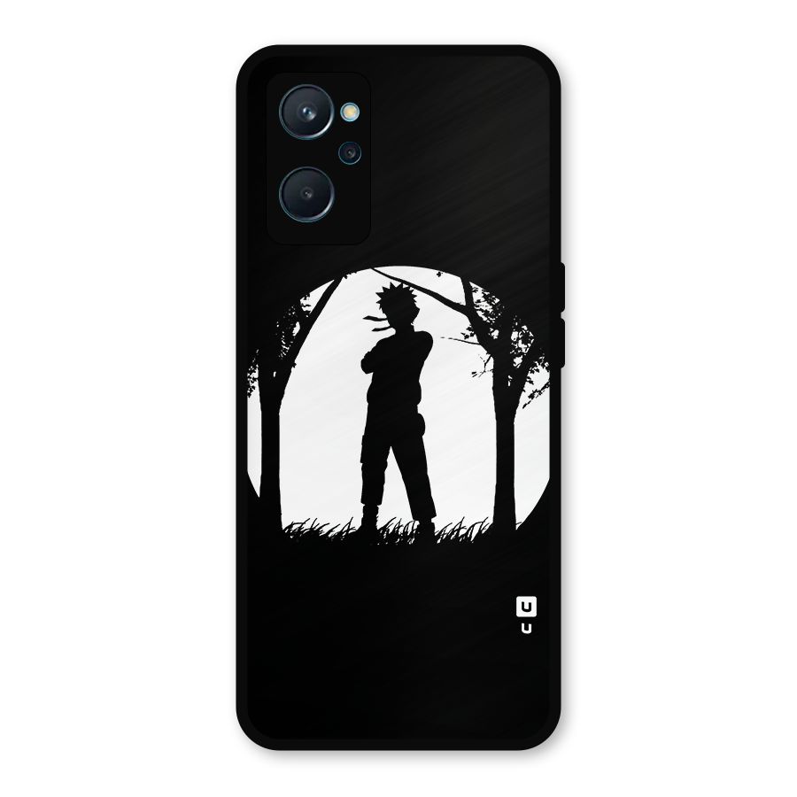 Naruto Silhouette Metal Back Case for Realme 9i
