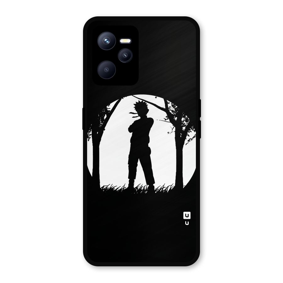 Naruto Silhouette Metal Back Case for Realme C35