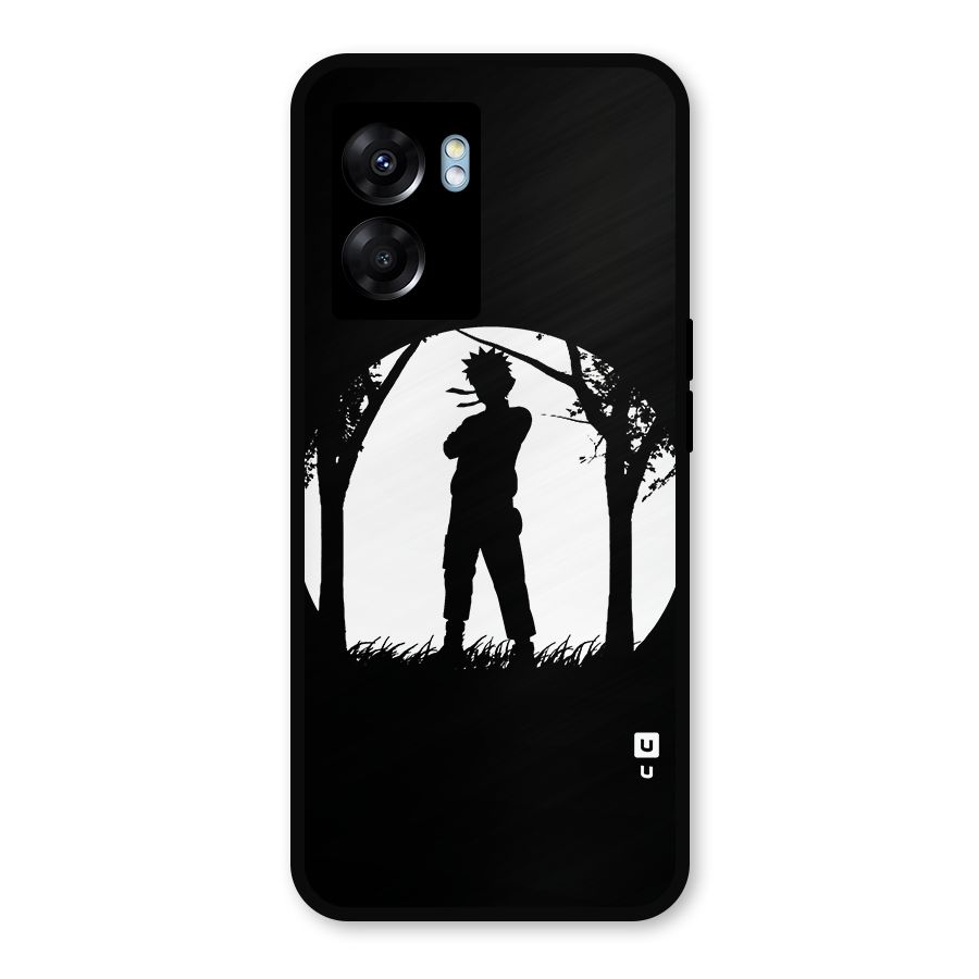 Naruto Silhouette Metal Back Case for Realme Narzo 50 5G