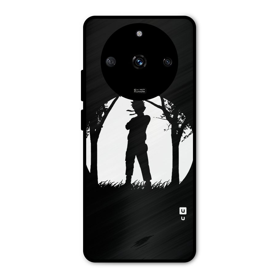 Naruto Silhouette Metal Back Case for Realme Narzo 60 5G