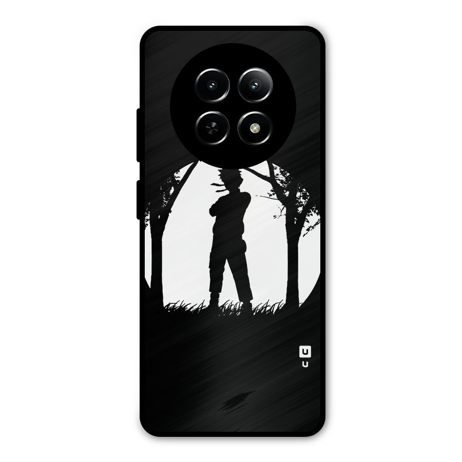 Naruto Silhouette Metal Back Case for Realme Narzo N65