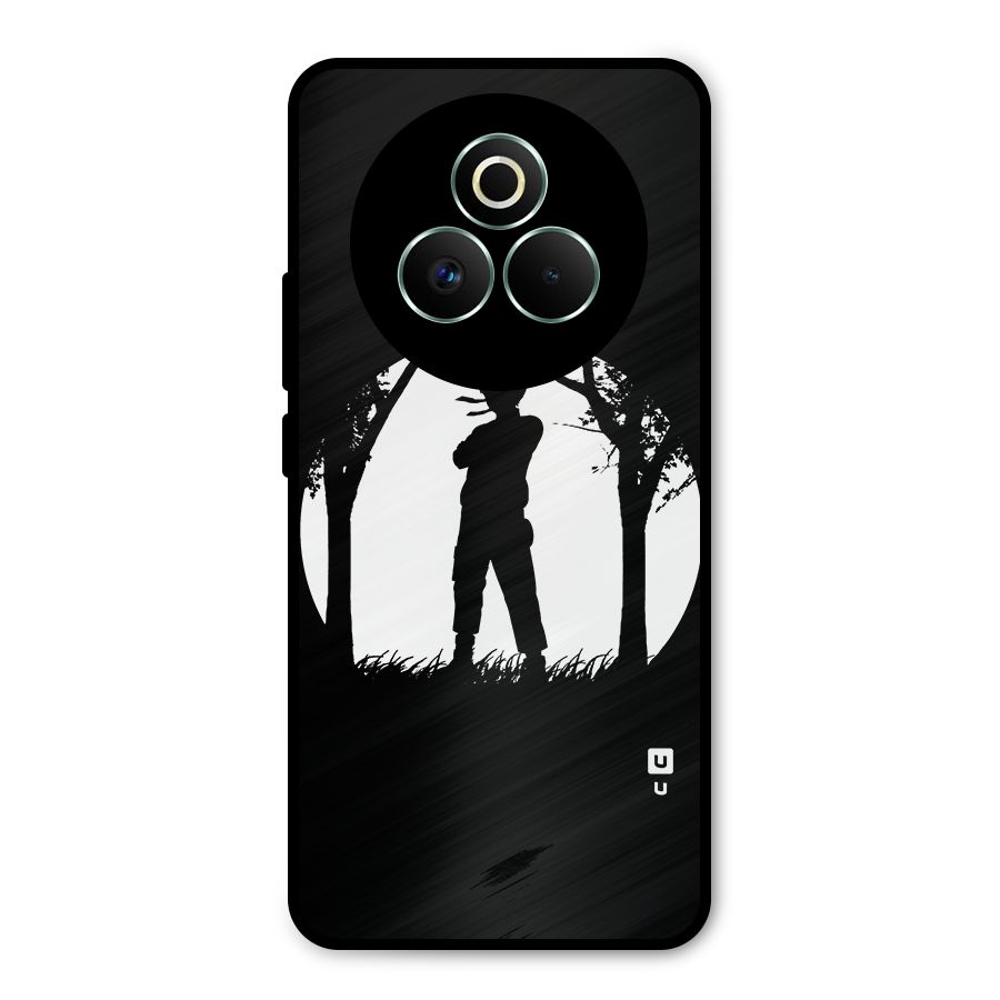 Naruto Silhouette Metal Back Case for Realme P3 Pro