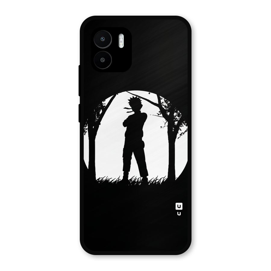 Naruto Silhouette Metal Back Case for Redmi A2