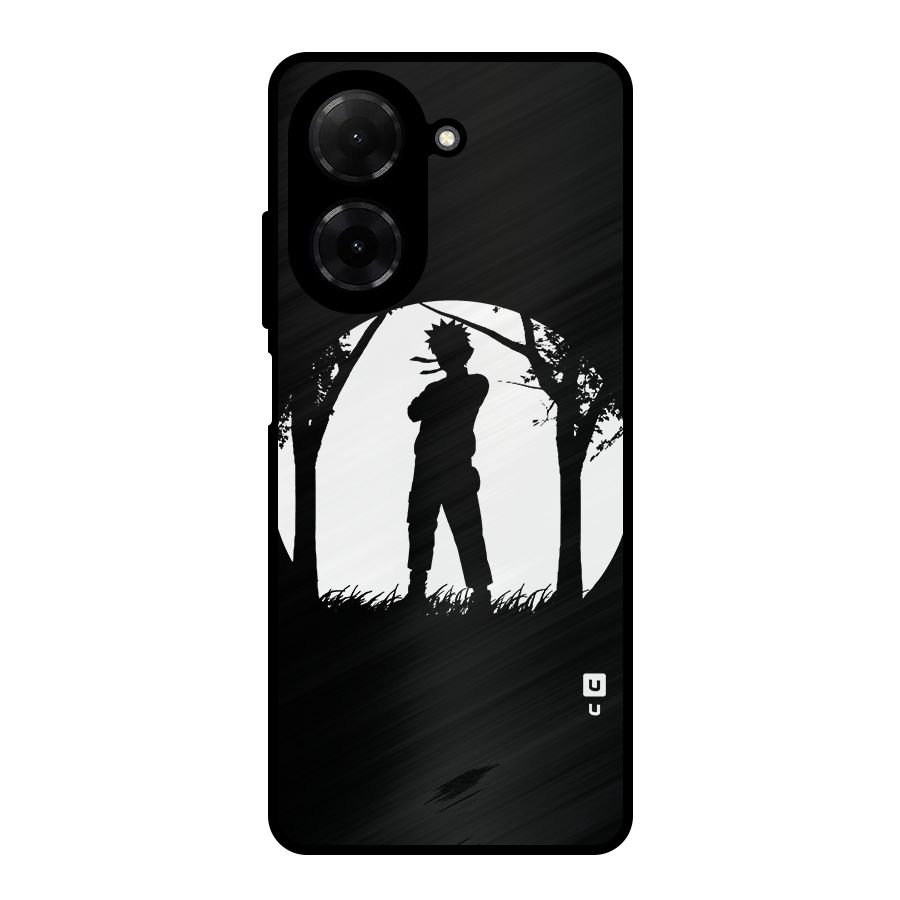 Naruto Silhouette Metal Back Case for Redmi A5 4G