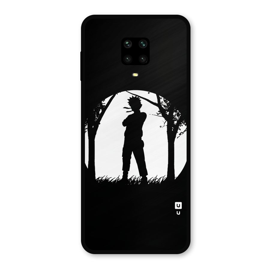 Naruto Silhouette Metal Back Case for Redmi Note 10 Lite