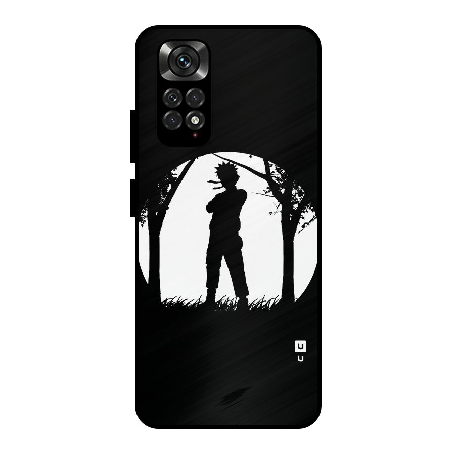 Naruto Silhouette Metal Back Case for Redmi Note 11 Pro Plus 5G