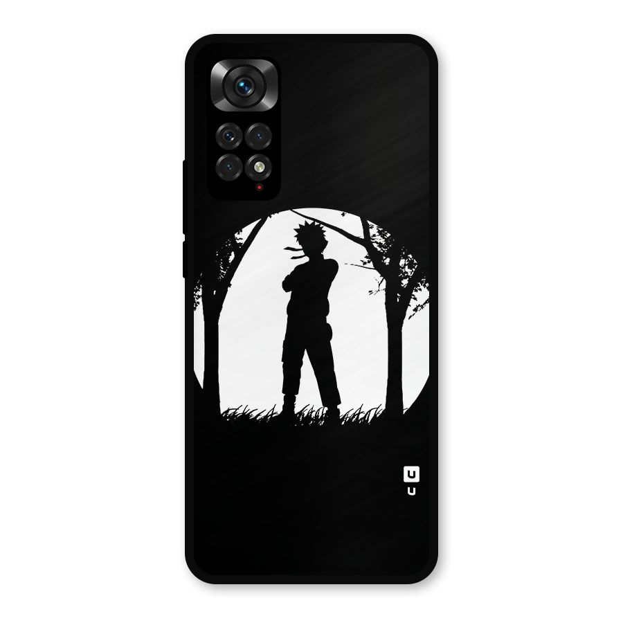Naruto Silhouette Metal Back Case for Redmi Note 11s