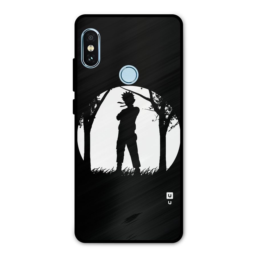 Naruto Silhouette Metal Back Case for Redmi Note 5 Pro