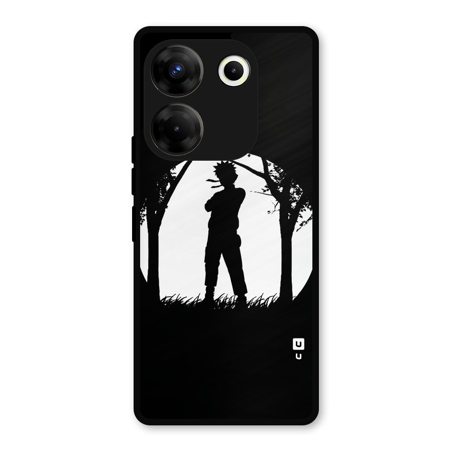 Naruto Silhouette Metal Back Case for Tecno Camon 20