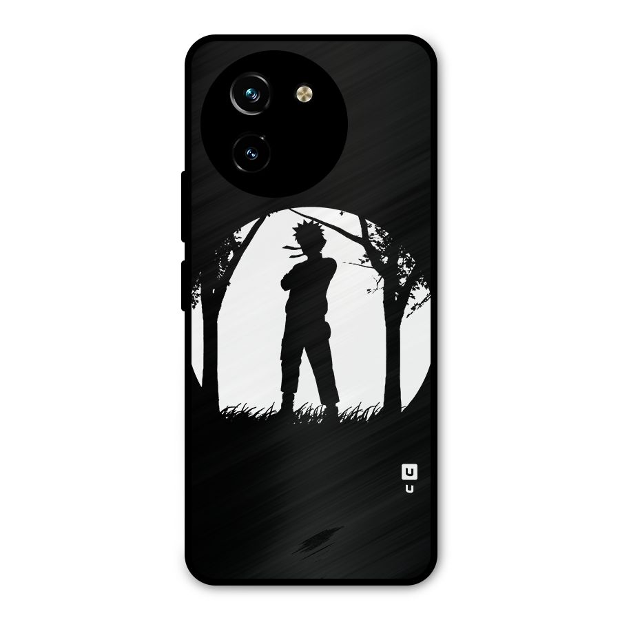 Naruto Silhouette Metal Back Case for Vivo T3x