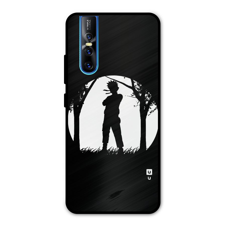Naruto Silhouette Metal Back Case for Vivo V15 Pro