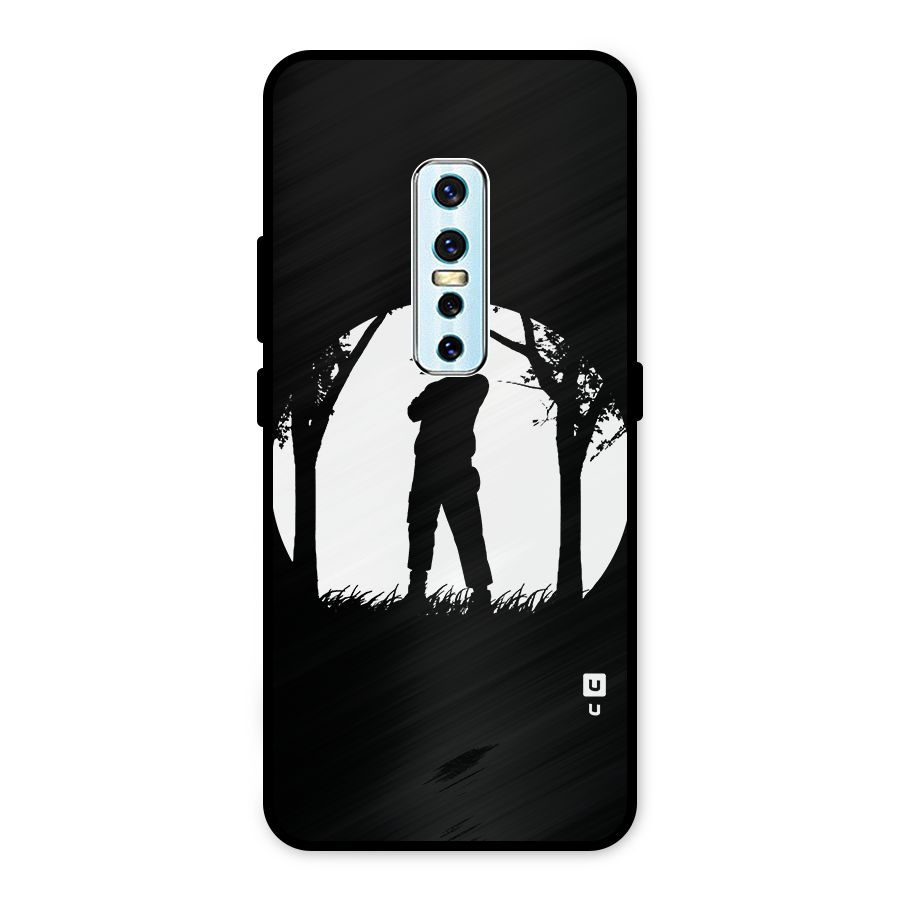 Naruto Silhouette Metal Back Case for Vivo V17 Pro