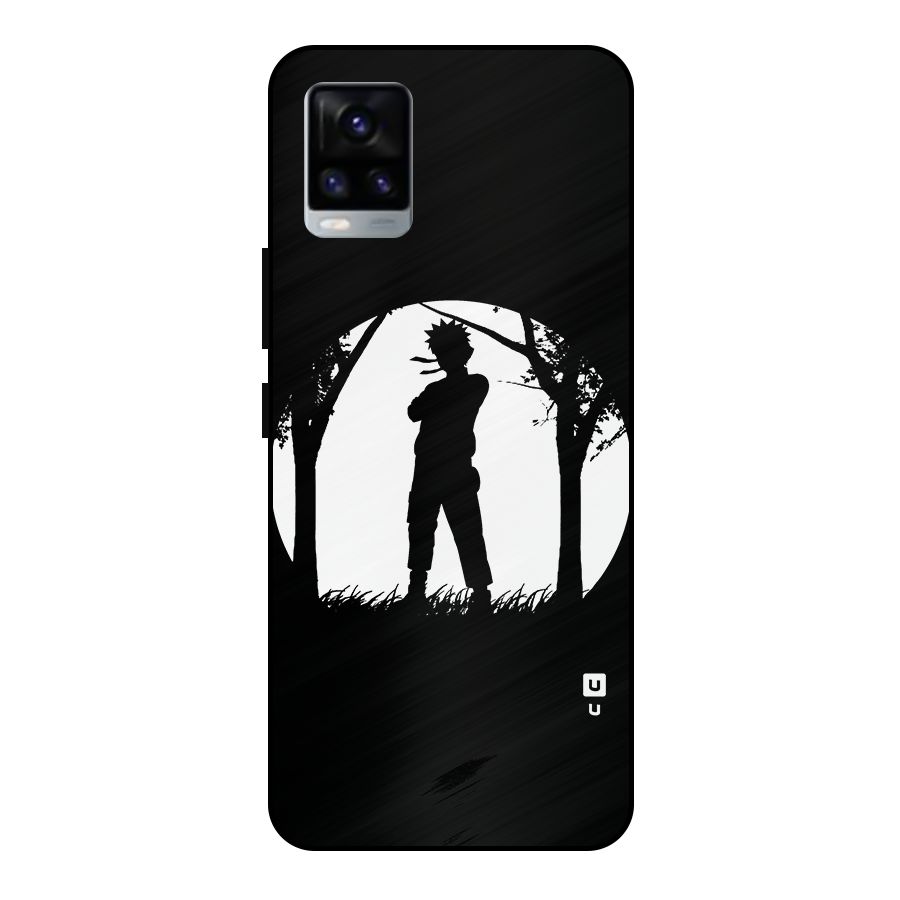 Naruto Silhouette Metal Back Case for Vivo V20