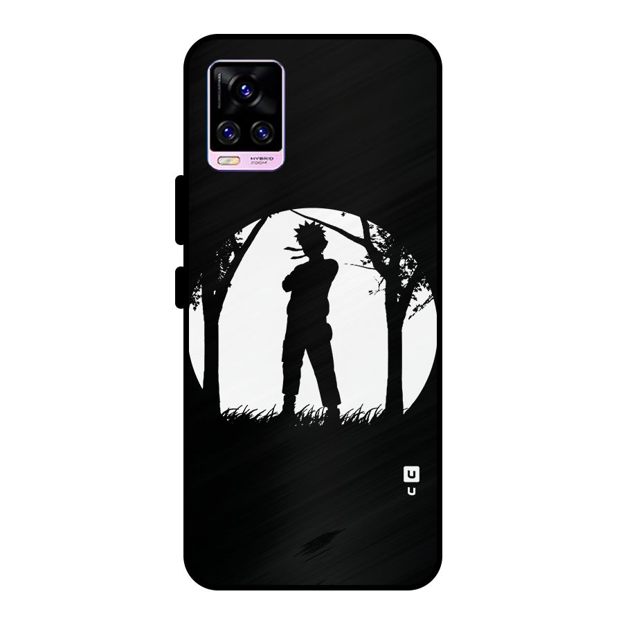 Naruto Silhouette Metal Back Case for Vivo V20 Pro