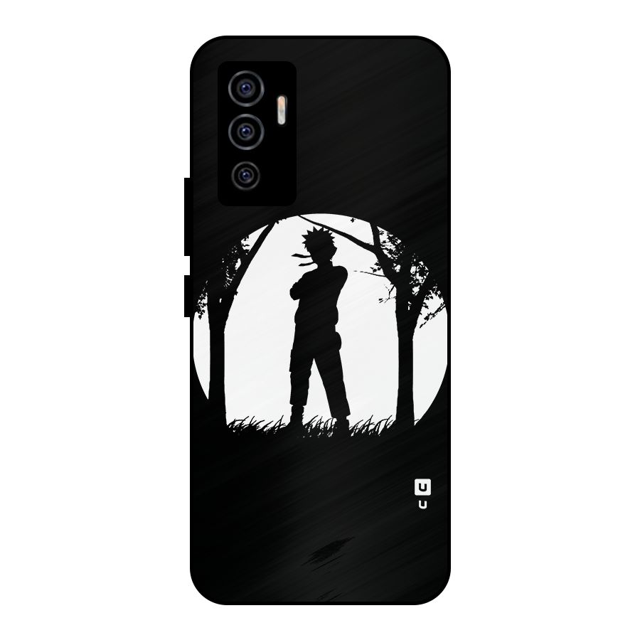 Naruto Silhouette Metal Back Case for Vivo V23e