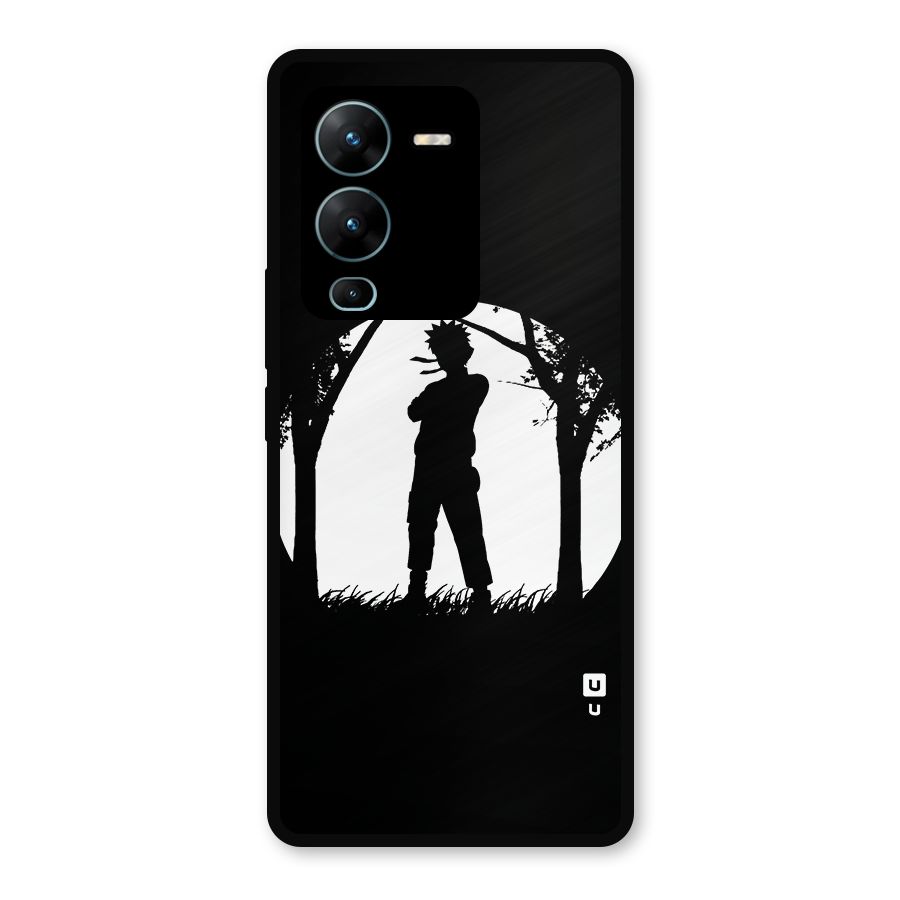 Naruto Silhouette Metal Back Case for Vivo V25 Pro