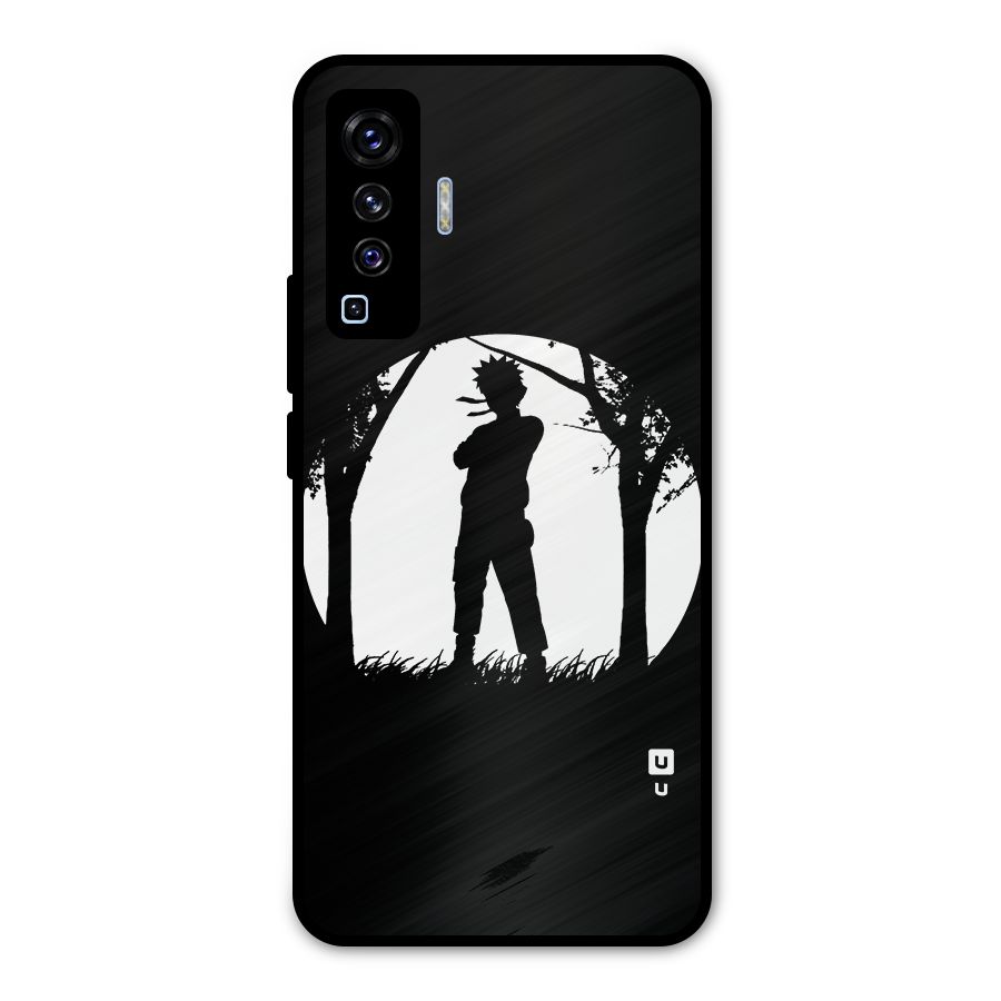 Naruto Silhouette Metal Back Case for Vivo X50