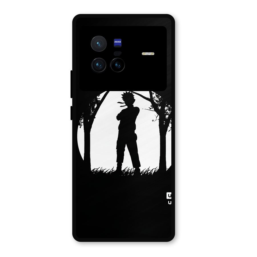 Naruto Silhouette Metal Back Case for Vivo X80
