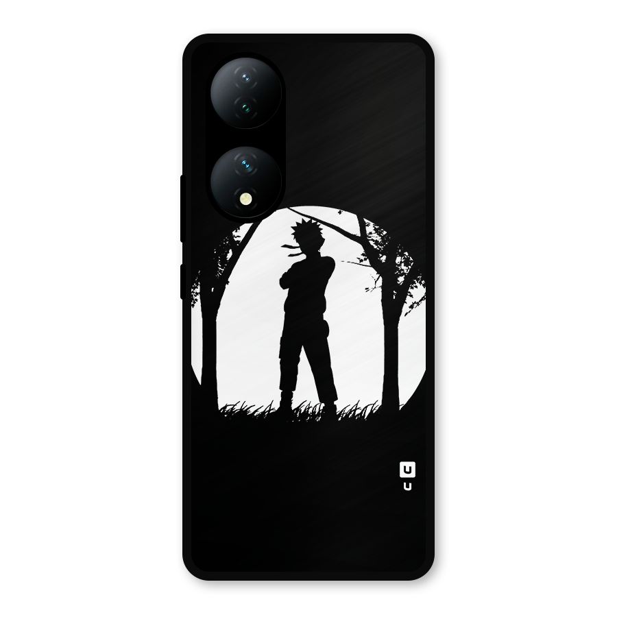 Naruto Silhouette Metal Back Case for Vivo Y100