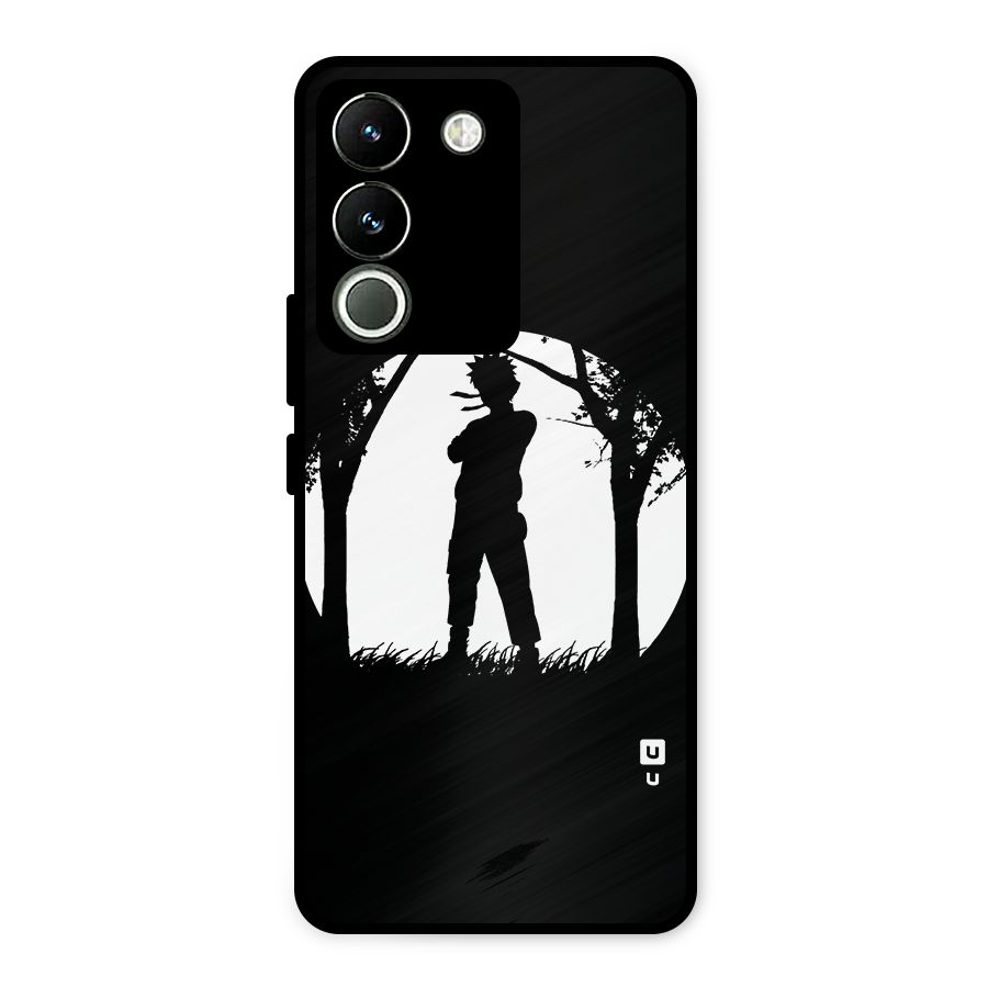 Naruto Silhouette Metal Back Case for Vivo Y200
