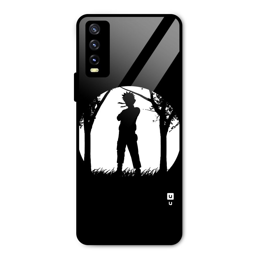 Naruto Silhouette Metal Back Case for Vivo Y20g